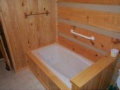 Whirlpool Tub in master bath